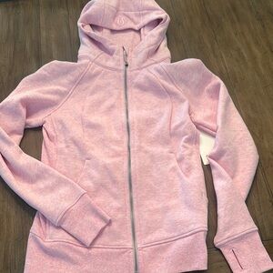 Lululemon Full Zip Scuba Pink Zip-Up Hoodie